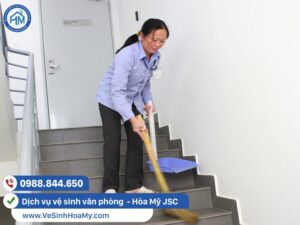 Tạp vụ vệ sinh văn phòng hàng ngày