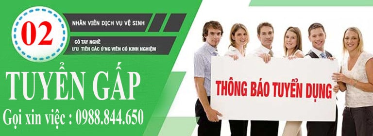 Công ty vệ sinh HÒA MỸ cần tuyển dụng gấp nhân viên tạp vụ văn phòng 1 tuyen dung nhan vien tap vu van phong