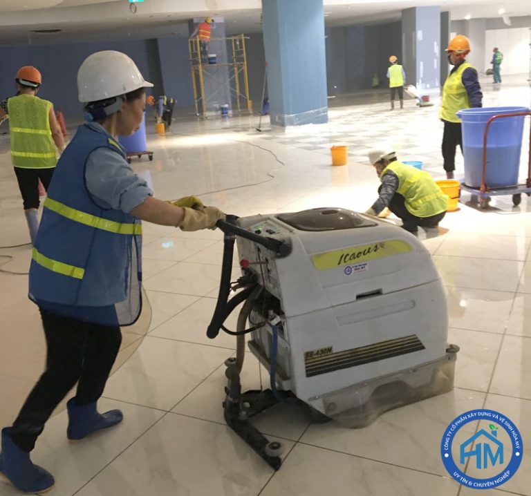 ệ sinh công nghiệp sau xây dựng