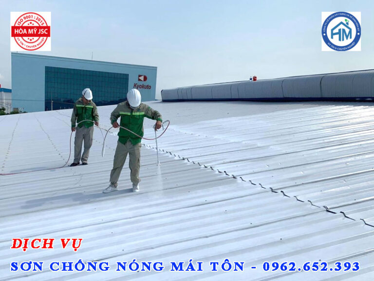Dịch vụ sơn chống nóng mái tôn "Uy tín - Chất lượng - Bảo hành 5 năm" 6 vesinhhoamy.com
