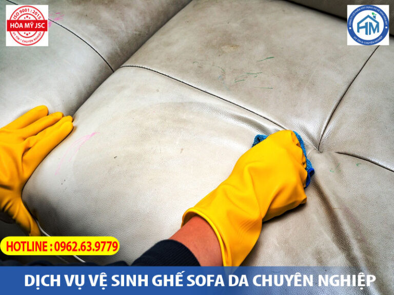 Dịch vụ vệ sinh ghế Sofa da chuyên nghiệp. An toàn chất lượng. 3 làm sạch ghế sofa