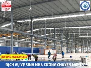 vệ sinh sàn nhà xưởng