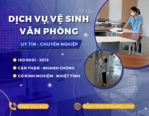 Banner vệ sinh văn phòng Hòa Mỹ