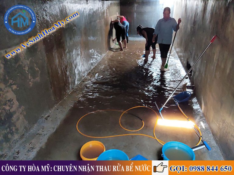 Đơn vị đảm bảo tính hiệu quả khi thau rửa bể nước tại Thanh Trì 2 Hiệu quả sạch 100% với bảng giá thau rửa bể nước tại Gia Lâm
