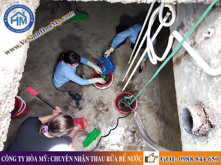 Dịch vụ thau rửa bể nước tại Tây Hồ uy tín chuyên nghiệp 6 Nhu cầu sử dụng thau rửa bể nước tại Cầu Giấy ngày càng tăng cao