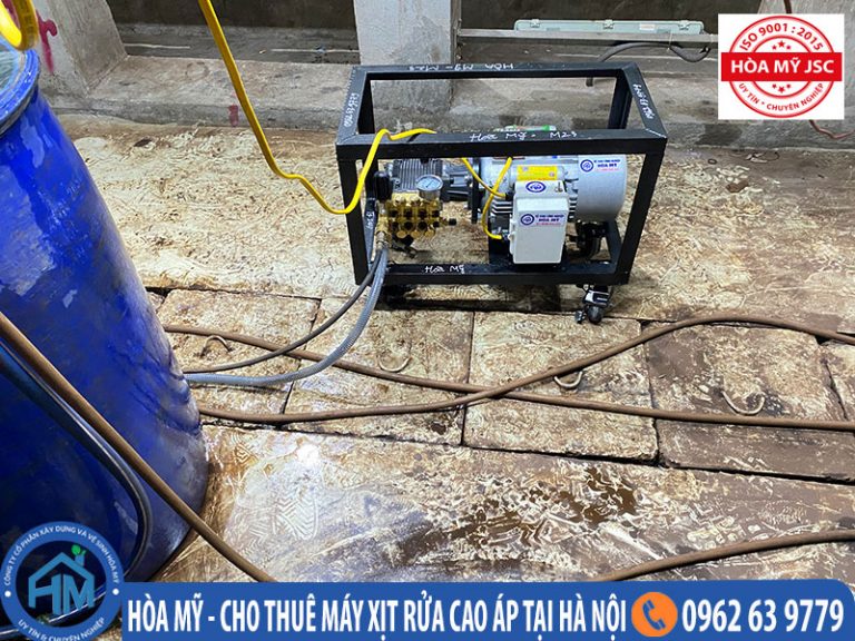 Dịch vụ cho thuê máy xịt rửa cao áp tại Hà Nội giá rẻ | Công ty Hòa Mỹ 8 cho thuê máy xịt rửa cao áp tại Hà Nội